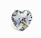 1, 10mm Labrador Halfcoat Preciosa Heart Pendant