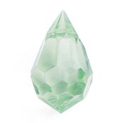1 12x20mm Preciosa Light Green Tear Drop