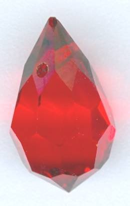 1 9x15mm Preciosa Light Siam Tear Drop