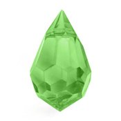 1, 12x20mm Preciosa Peridot Tear Drop