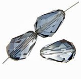 1, 12x8mm Valentinite Preciosa Pear Bead