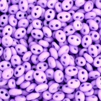 TB-01031 - 10 Grams Opaque Dyed Violet 2.5x5mm Preciosa Twin Beads