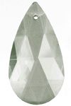 1 38x19mm Dove Grey Preciosa Pear Pendant