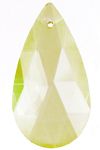 1 38x19mm Light Brown Preciosa Pear Pendant