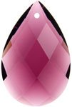 1 39x25mm Amethyst Preciosa Almond Pendant