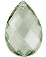 1 39x25mm Sage Green Preciosa Almond Pendant