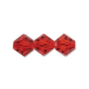 50 3mm Hyacinth Preciosa Bicone Beads