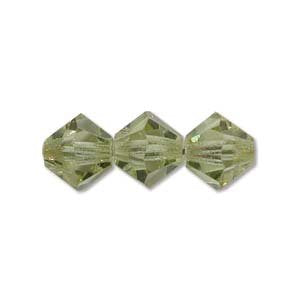 50 3mm Jonquil Preciosa Bicone Beads