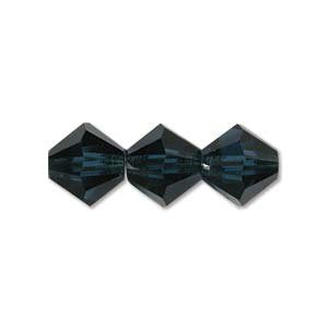 50 3mm Montana Preciosa Bicone Beads