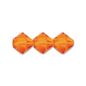 50 3mm Sun Preciosa Bicone Beads