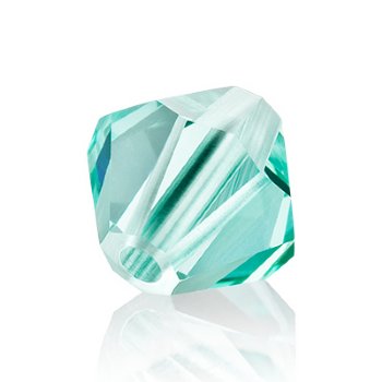 50, 3mm Caribbean Sea Preciosa Crystal Rondell / Bicone Beads