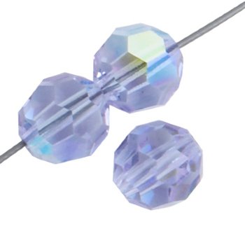 20, 4mm Round Alexandrite AB Preciosa Crystal Beads