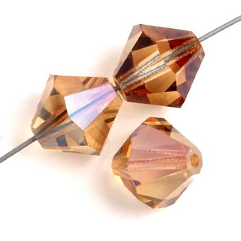 50 4mm Crystal Celsian Preciosa Bicone Beads