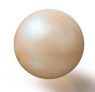 25, 4mm Pearlescent Yellow Preciosa Maxima Pearl Beads