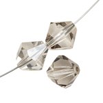 50, 4mm Crystal Velvet Preciosa Rondell / Bicone Beads