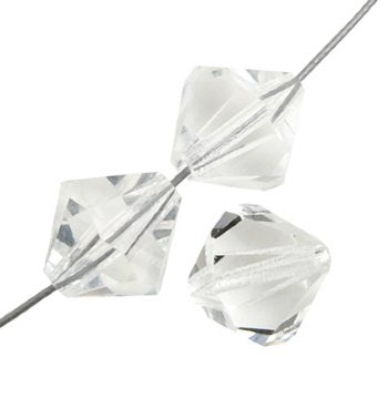 25 6mm Preciosa Crystal Bicones