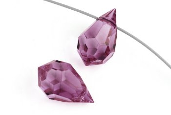5 10x6mm Preciosa Amethyst Tear Drops