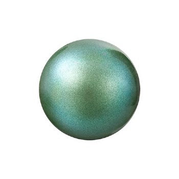 25, 8mm Pearlescent Green Preciosa Maxima Pearl Beads