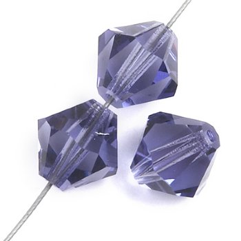 10 8mm Preciosa Tanzanite Bicones