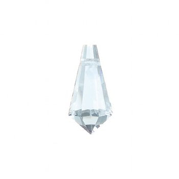 1 9x18mm Preciosa Crystal Lagoon Straight Cut Drop