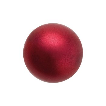 25, 4mm Bordeaux Preciosa Maxima Pearl Beads