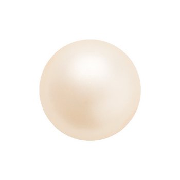 25, 4mm Creamrose Preciosa Maxima Pearl Beads