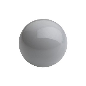 25, 4mm Ceramic Grey Gem Color Preciosa Maxima Pearl Beads