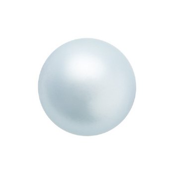 25, 4mm Light Blue Preciosa Maxima Pearl Beads