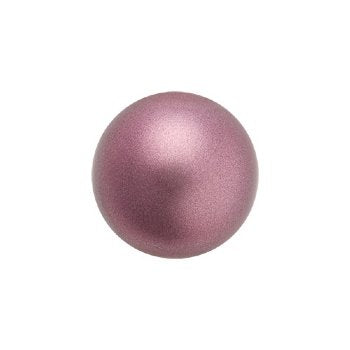 25, 4mm Light Burgundy Preciosa Maxima Pearl Beads