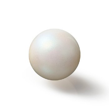 25, 4mm Pearlescent Cream Preciosa Maxima Pearl Beads