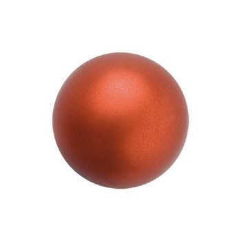 25, 6mm Dark Copper Preciosa Maxima Pearl Beads