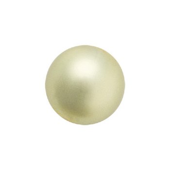 25, 6mm Light Green Preciosa Maxima Pearl Beads