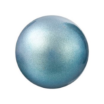 25, 6mm Pearlescent Blue Preciosa Maxima Pearl Beads