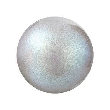 25, 6mm Pearlescent Grey Preciosa Maxima Pearl Beads