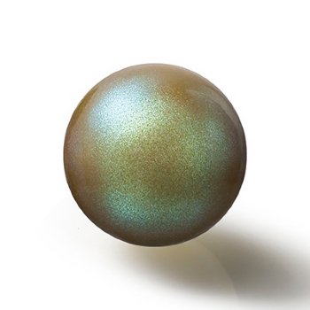25, 6mm Pearlescent Khaki Preciosa Maxima Pearl Beads