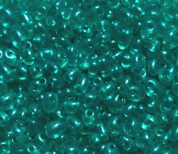 TB-08358 - 10 Grams Crystal Green Aqua Pearl 2.5x5mm Preciosa Twin Beads