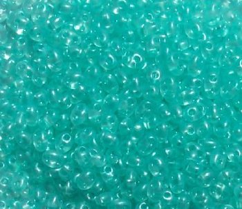 TB-08158 - 10 Grams Crystal Light Aqua Pearl 2.5x5mm Preciosa Twin Beads
