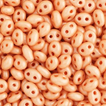 TB-01022 - 10 Grams Opaque Dyed Orange 2.5x5mm Preciosa Twin Beads