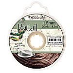 20 Yards of 1.5mm Espresso Mousetail Cord with Reusable Bobbin