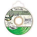20 Yards of 1.5mm Grass Green Mousetail Cord with Reusable Bobbin