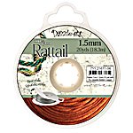 20 Yards of 1.5mm Copper Mousetail Cord with Reusable Bobbin