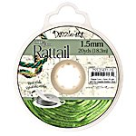 20 Yards of 1.5mm Olive Mousetail Cord with Reusable Bobbin