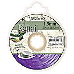 20 Yards of 1.5mm Purple Mousetail Cord with Reusable Bobbin