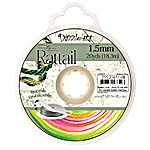 20 Yards of 1.5mm Rainbow Mousetail Cord with Reusable Bobbin
