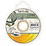 20 Yards of 1.5mm Yellow Mousetail Cord with Reusable Bobbin