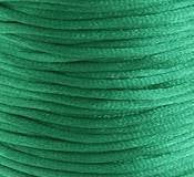 20 Yards of 1.5mm Kelly Green Mousetail Cord with Reusable Bobbin
