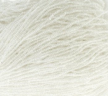 1 Hank of 10/0 Transparent Crystal Seed Beads