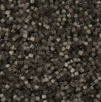 50 Grams of 10/0 Two-Cut Satin Solgel Grey Seed Beads