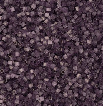 25 Grams of 10/0 Two-Cut Satin Solgel Orchid Seed Beads