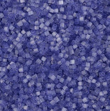 25 Grams of 10/0 Two-Cut Satin Solgel Purple Seed Beads